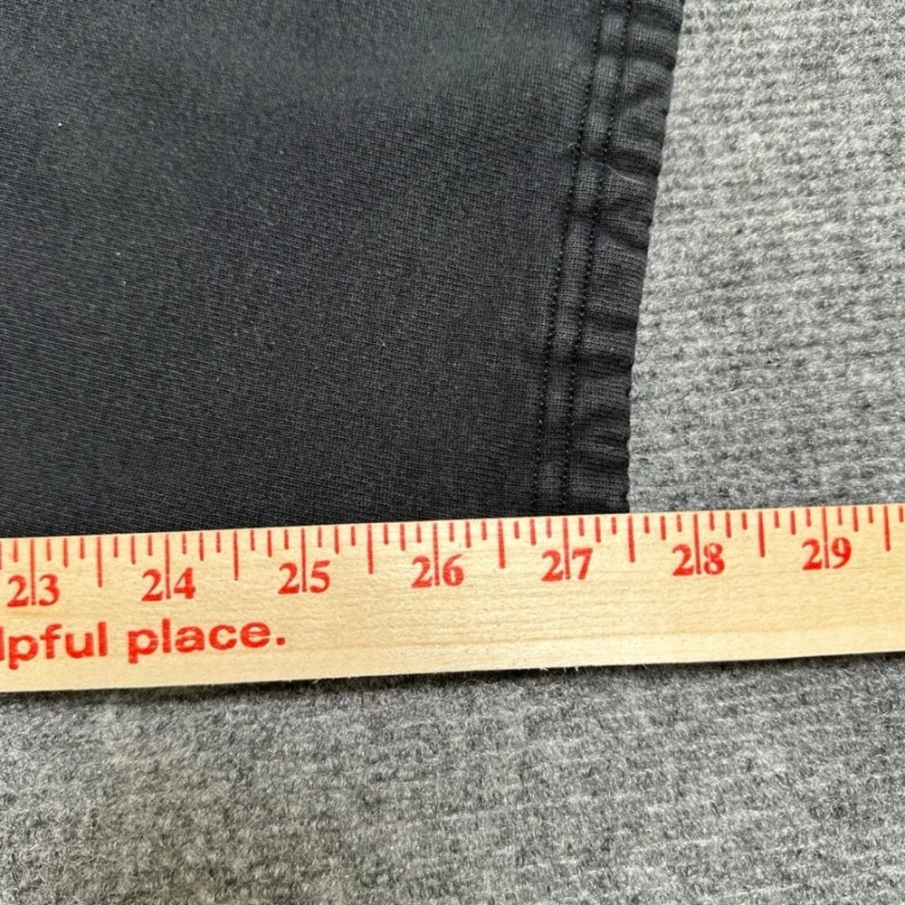 Champion Mens Fleece Sweatpants Black Joggers P1875-003 Size L